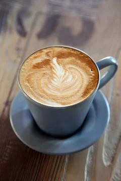 Coffee with milk Stock Photos