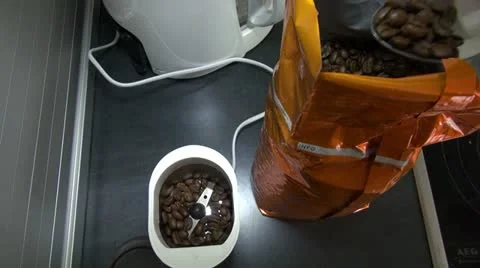 Coffee mill grinder Video stock 20460289