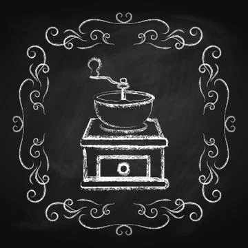 Coffee mill icon Stock Illustration