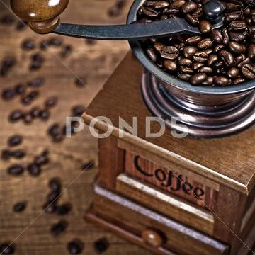 Coffee mill Stock Photos