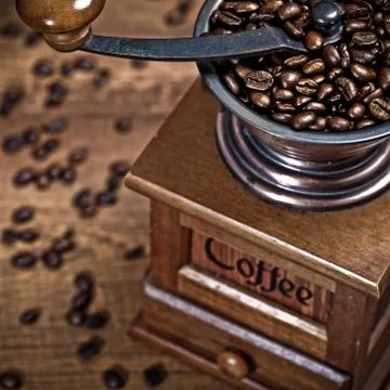 Coffee mill Stock Photos