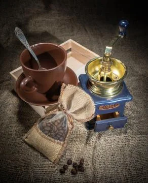Coffee mill Stock Photos