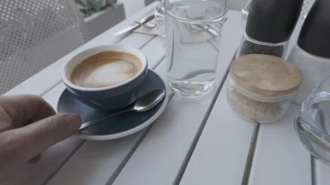 COFFEE IN MORNING Video stock 255769406