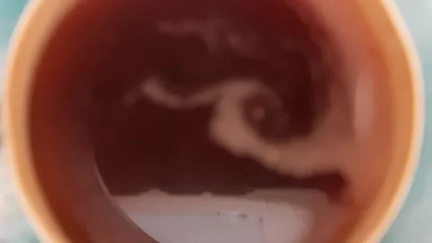 Coffee Motion, Blur to Clear Stock Footage 249324300