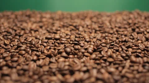 Coffee in motion close-up chroma key background Stock Footage 22541086