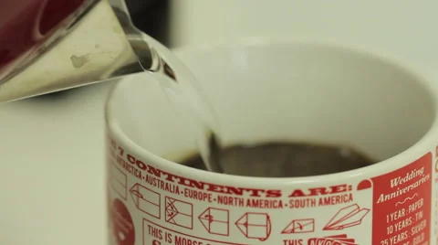 Coffee in a mug Stock Footage 49333715
