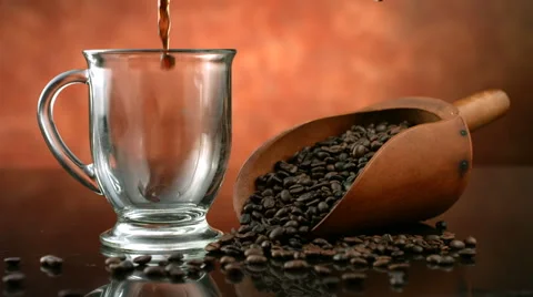 Coffee in mug Stock-Footage 61671854