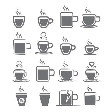 Coffee mug icon Stock Illustration