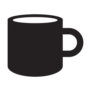 Coffee mug icon vector for graphic design, logo, website, social media, mobil Stock Illustration