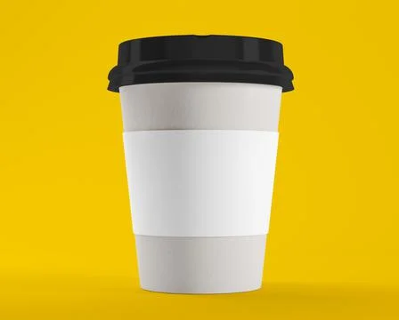 Coffee mug mock up Stock Illustration