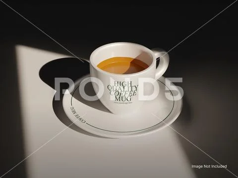Coffee Mug Mockup - Ceramic Drinkware Display Modello PSD