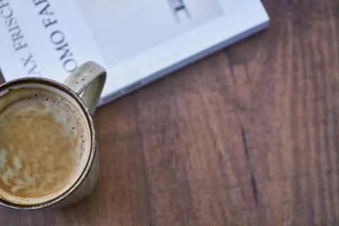 Coffee mug on the table Foto stock