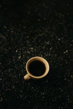 Coffee mug on the table Stock Photos