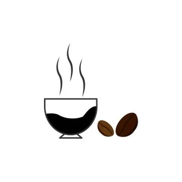 Coffee mug vector design template illustration Stock Illustration