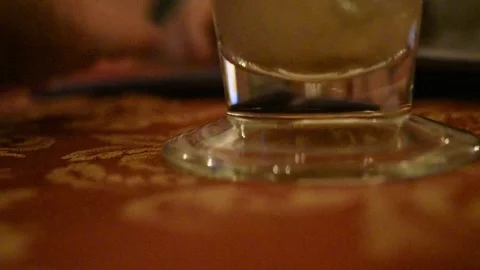 Coffee in nice cafe with silverware Video stock 89173404