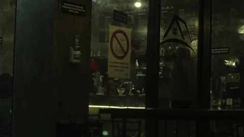 Coffee on night Stock Footage 236029308