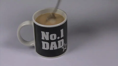 Coffee no 1 dad Video stock 33712745