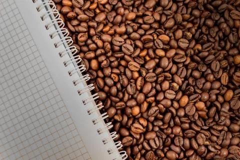 Coffee notebook Stock Photos
