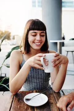 This coffee is like nothing I ever had Stock Photos