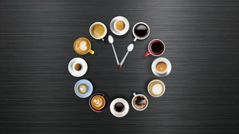 Coffee O'Clock Stock Footage 178589652