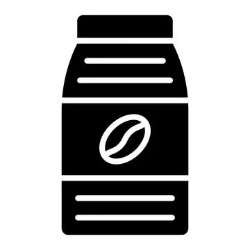 Coffee Pack Vector Icon Design Illustration Stock Illustration