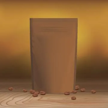 Coffee paper bag イラスト素材