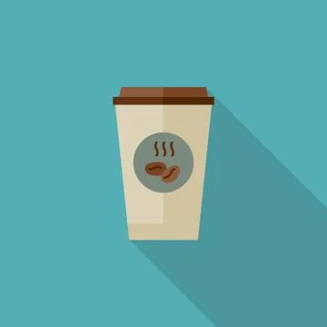 Coffee paper cup Stock Illustration