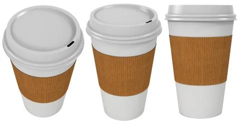 Coffee paper cup Stock Illustration