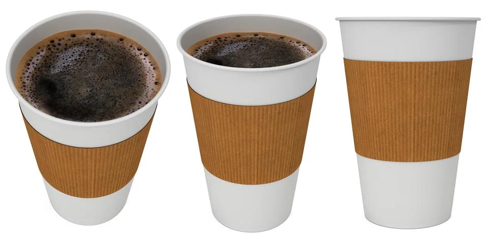 Coffee paper cup Stock Illustration