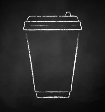 Coffee paper disposable cup Stock Illustration