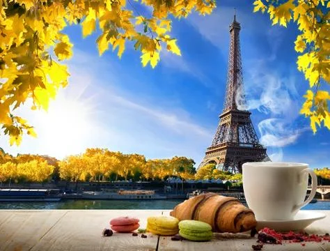 Coffee in Paris 库存照片