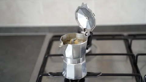 Coffee passing in slow motion Stock Footage 122337467