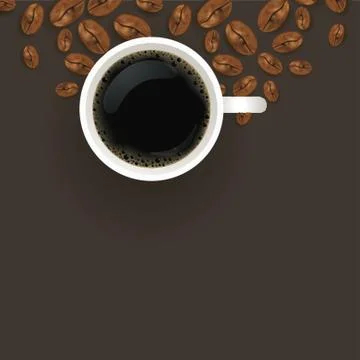 Coffee pattern design Stock Illustration