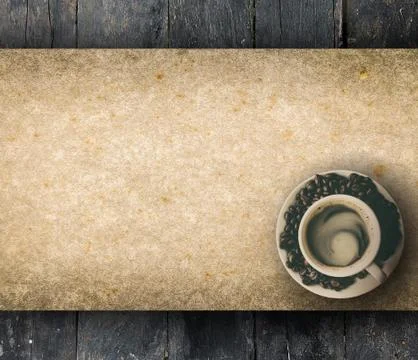 Coffee peper menu Stock Photos