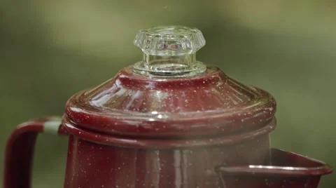 Coffee Percolator Stock Footage 61215246