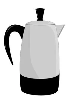 Coffee percolator Stock Illustration