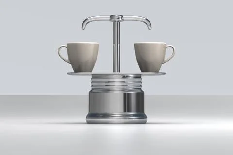 Coffee percolator Stock Illustration