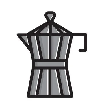 Coffee Percolator Stock Illustration