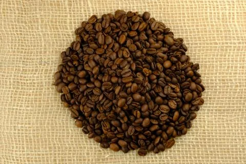 Coffee pile Stock Photos
