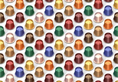 Coffee Pod Capsules Illustrazione stock