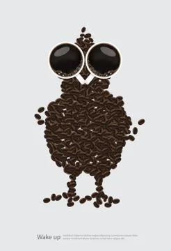 Coffee Poster Advertisement Flayers Vector Illustration Illustrazione stock