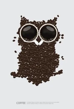 Coffee Poster Advertisement Flayers Vector Illustration Stock Illustration