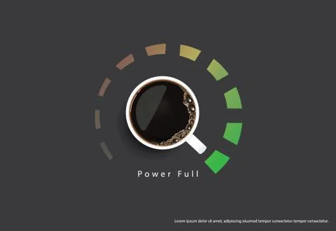 Coffee Poster Advertisement Flayers Vector Illustration Illustrazione stock