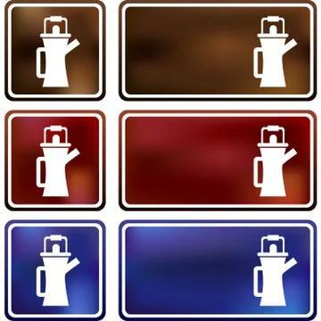 Coffee pot icon Stock Illustration