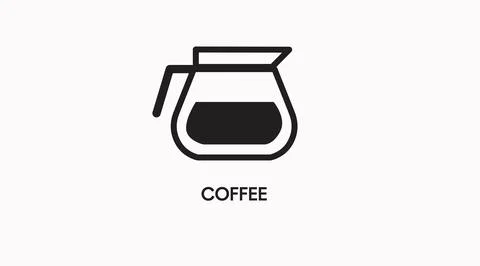 Coffee Pot Icon. Illustrazione stock