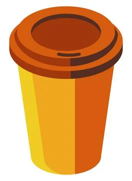Coffee pot isometric style Stock Illustration