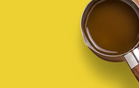 Coffee pot top view Foto stock