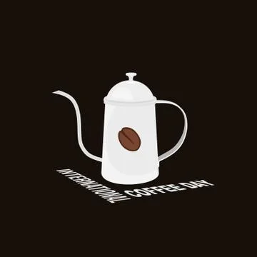 Coffee pot vector illustration Stock Illustration