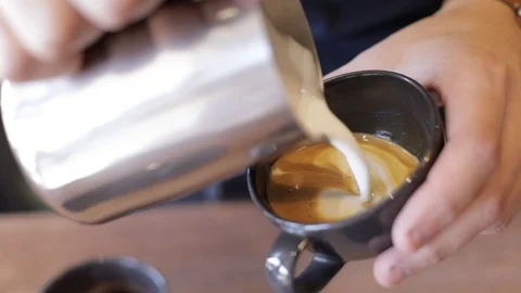 Coffee Pour 100fps Stock Footage 92057348