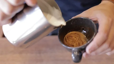 Coffee Pour 100fps Stock Footage 92057871